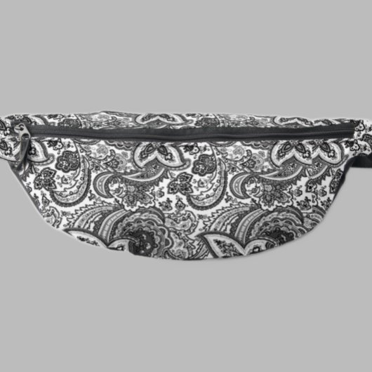 Motif de paisley noir