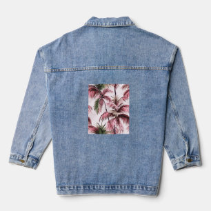 Motif de palme Ethereales rosé
