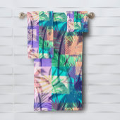 Motif de palmes tropicales lumineuses modernes