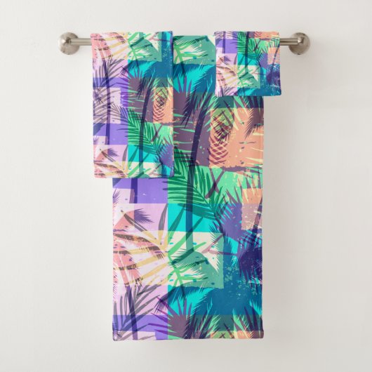 Motif de palmes tropicales lumineuses modernes (En situation)