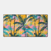 Motif de palmier d'été coloré (Recto)