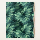 Motif de palmier tropical jungle verte gras (Dos)