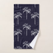 Motif de palmiers tropicaux moderne (Serviette à main)