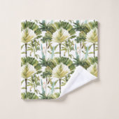 Motif de palmiers tropicaux moderne (Gant de toilette)
