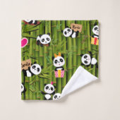 Motif de Panda 2 (Gant de toilette)