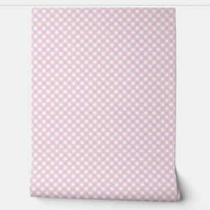 Motif de papier peint à carreaux rose