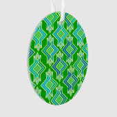 Motif de papier peint Art Déco, Jade Green (devant)