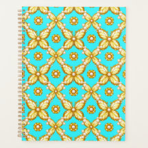 Motif de papillon doré luxueux avec accent de perl