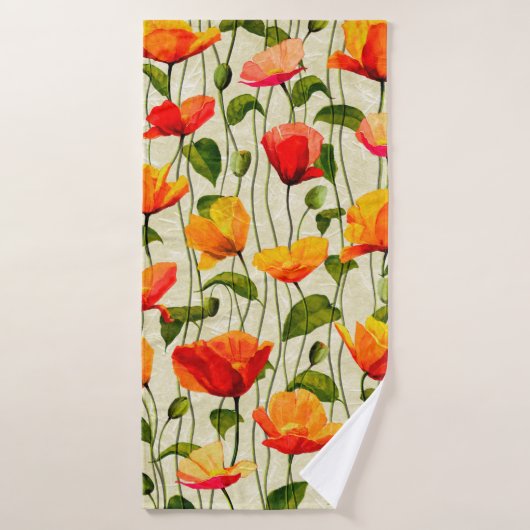 Motif de papillons numériques (Serviette de bain)