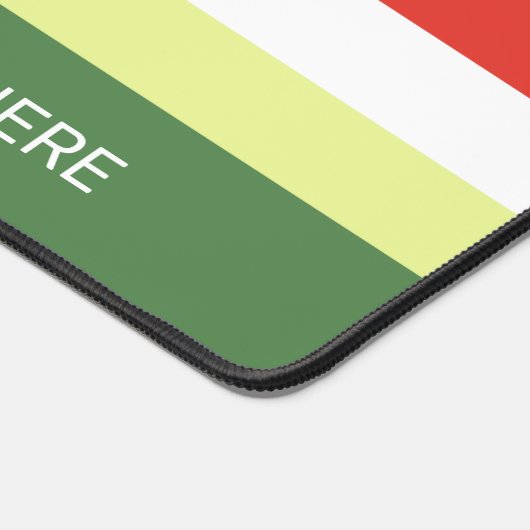 Motif de pastèque texte personnalisé (Coin)