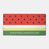 Motif de pastèque texte personnalisé (Recto)