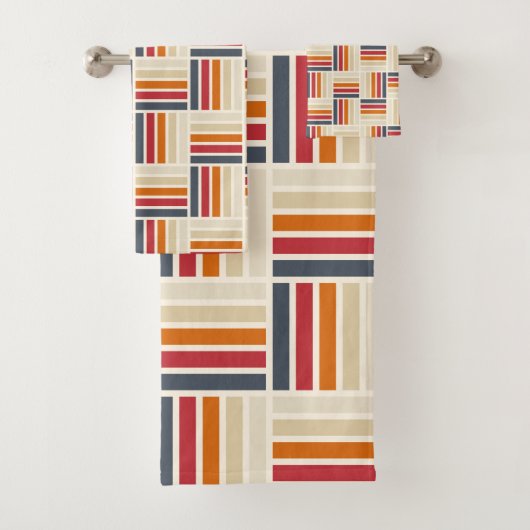 Motif de patchwork Heritage Grid sans couture (En situation)