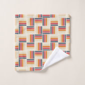 Motif de patchwork Heritage Grid sans couture (Gant de toilette)