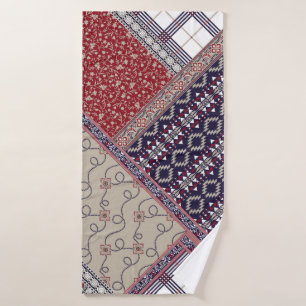 Motif de patchwork sans faille sur patchwork de ma