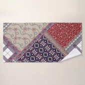 Motif de patchwork sans faille sur patchwork de ma (Serviette de bain)