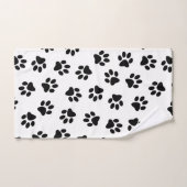 Motif De Pâtes, Paniers De Chien, Paniers Noirs (Serviette à main)