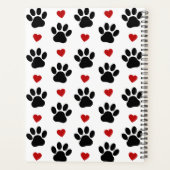 Motif De Pâtes, Pâtes De Chien, Pâtes Noires, Coeu (Dos)