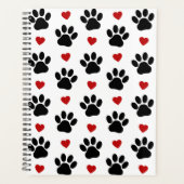 Motif De Pâtes, Pâtes De Chien, Pâtes Noires, Coeu (Devant)