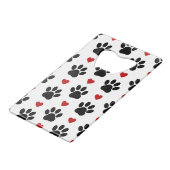 Motif De Pâtes, Pâtes De Chien, Pâtes Noires, Coeu (Dos Angle)