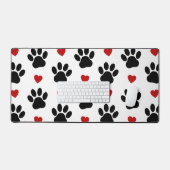 Motif De Pâtes, Pâtes De Chien, Pâtes Noires, Coeu (Clavier et souris)