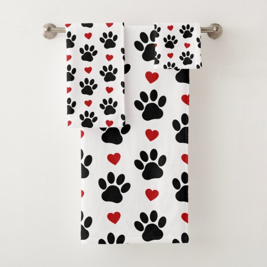 Motif De Pâtes, Pâtes De Chien, Pâtes Noires, Coeu (En situation)