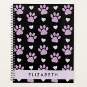 Motif De Pâtes, Pâtes Lilac, Coeurs, Votre Nom (Devant)