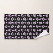 Motif De Pâtes, Pâtes Lilac, Pâtes De Chien, Empre (Serviette à main)