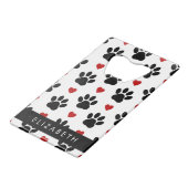 Motif De Pâtes, Pâtes Noires, Coeurs Rouges, Votre (Dos Angle)