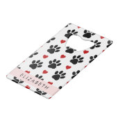 Motif De Pâtes, Pâtes Noires, Coeurs Rouges, Votre (Dos Angle)