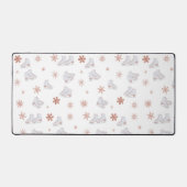 Motif de patinage rose Gold Glace Skates Blush Pin (Recto)