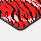 Motif de peau d'animal Tigre Rouge (Coin)