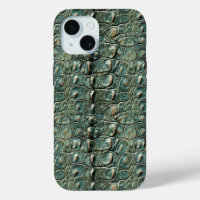 Motif de peau de reptile vert