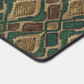 Motif de peau de serpent vert et or - Impression a (Coin)