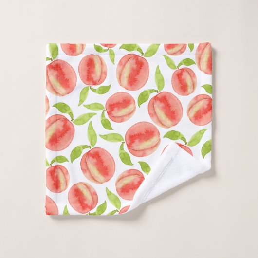 Motif de pêche aquarelle (Gant de toilette)