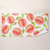 Motif de pêche aquarelle (Serviette de bain)