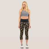 Motif de peigne de miel Capri Leggings (Recto)