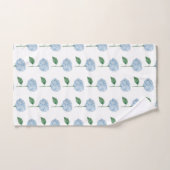 Motif de peinture de fleur d'hortensia bleu (Serviette à main)