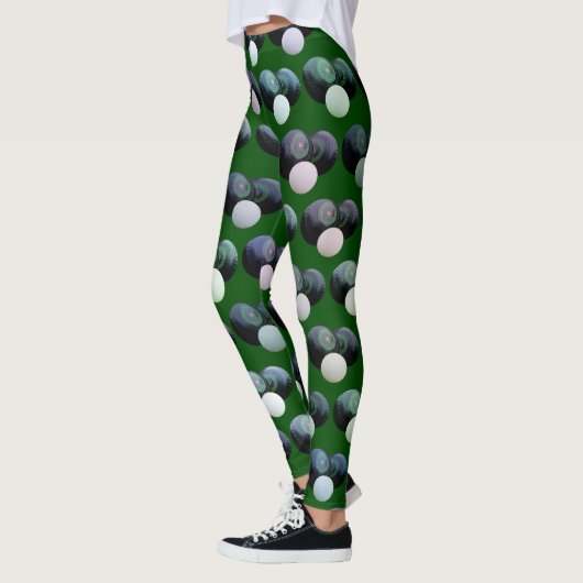 Motif de pelouse verte, Leggings (Gauche)