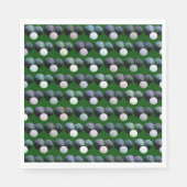 Motif de pelouse verte, serviettes en papier (Devant)