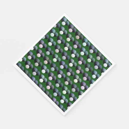 Motif de pelouse verte, serviettes en papier (Coin)