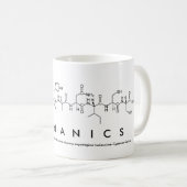 Motif de peptide mécanique mug (Devant droit)
