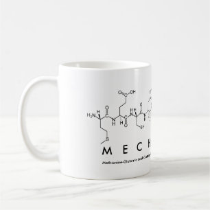 Motif de peptide mécanique mug