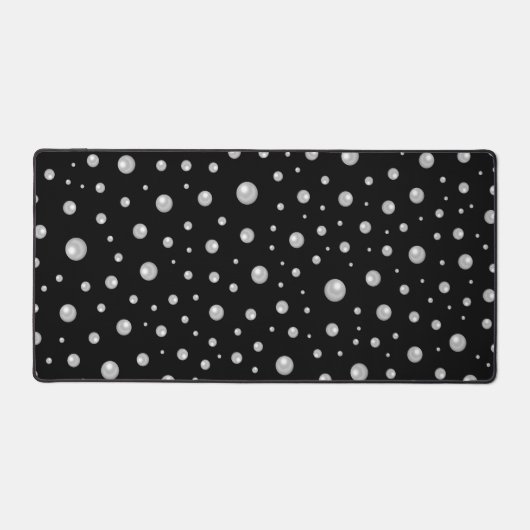 Motif de perle sur fond noir (Recto)