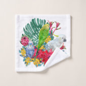 Motif de perroquet tropical d'été australien (Gant de toilette)