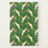 Motif de perroquets avec Feuilles de palme (Dos)