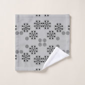 Motif de pétales à points de polka (Gant de toilette)