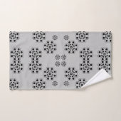 Motif de pétales à points de polka (Serviette à main)