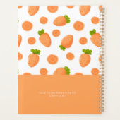 Motif de petites carottes et tranches (Dos)