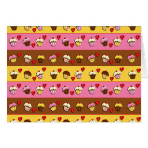 Motif de petits gâteaux