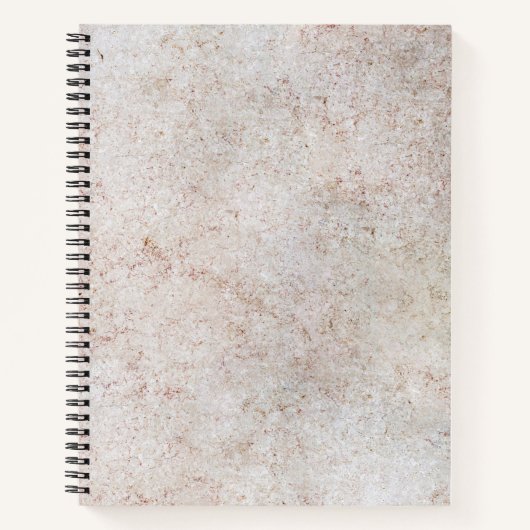 Motif de pierre de marbre Carnet spirale (Devant)